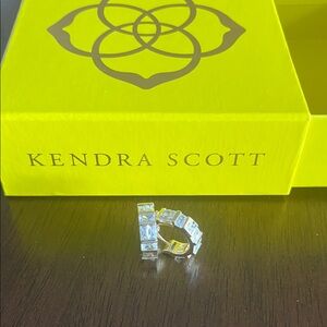 Kendra Scott Gold and Crystal Earrings